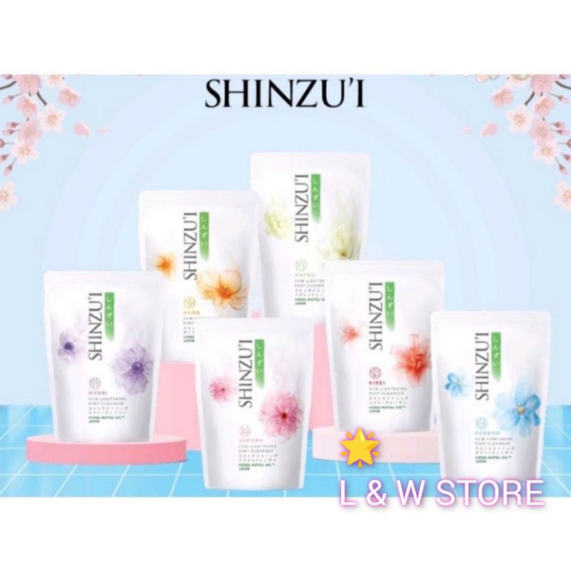 SHinzui Skin Lightening Body Cleanser -Shinzui Body Wash Sabun Cair 400ml