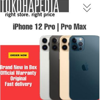 [ Hp Bekas / Second ] Second Iphone 12 Pro Max 128Gb 256Gb 512Gb Blue, Gold, Gray, Silver - Handphone Bekas / Second