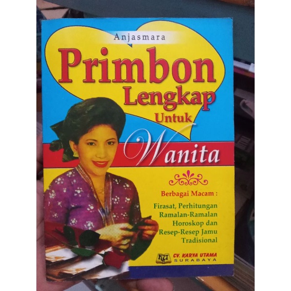primbon lengkap untuk wanita disertai resep-resep jamu tradisional dan lain-lain A5 CD KUS