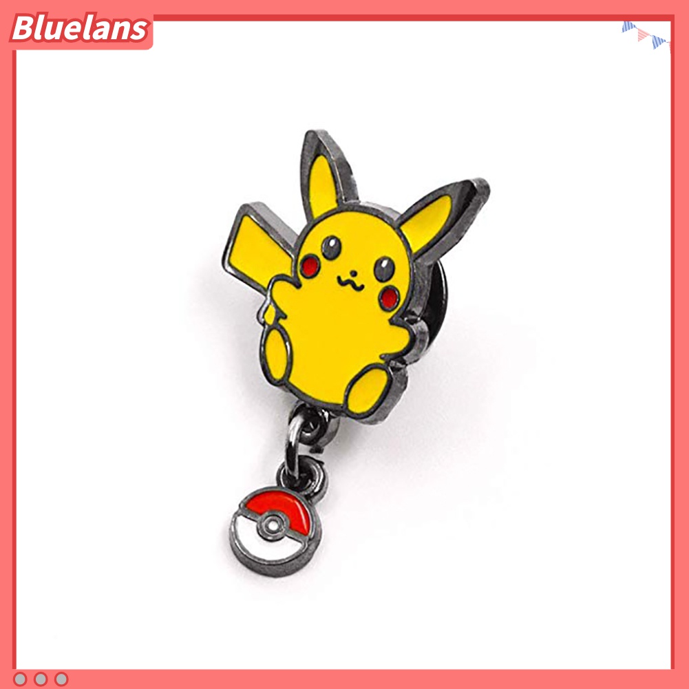 Bros Pin Mini Desain Pikachu Pokemon Bahan Metal Untuk Unisex