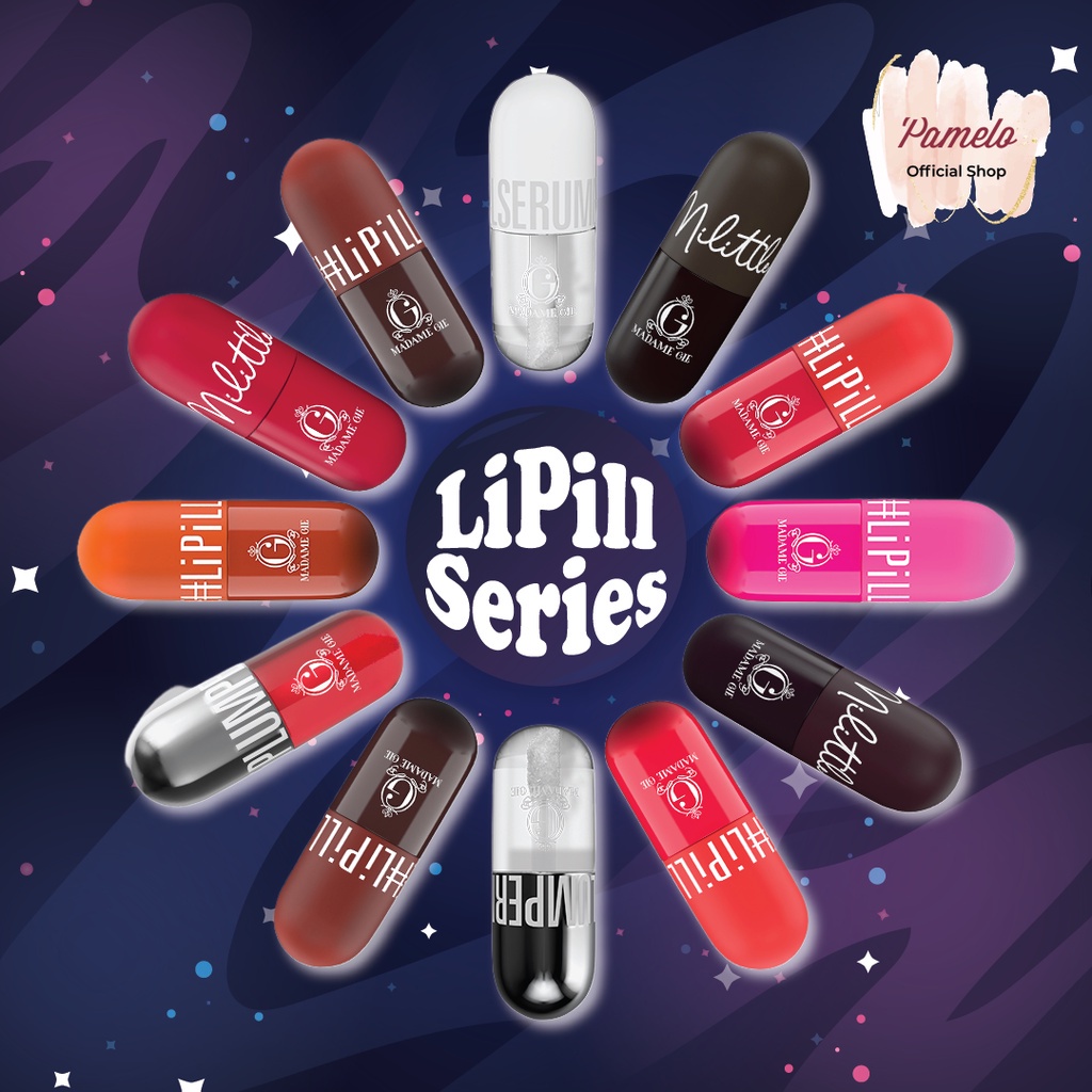 Madame Gie Madame LiPill - MakeUp Lip Tint | Madame Gie Lipill Series