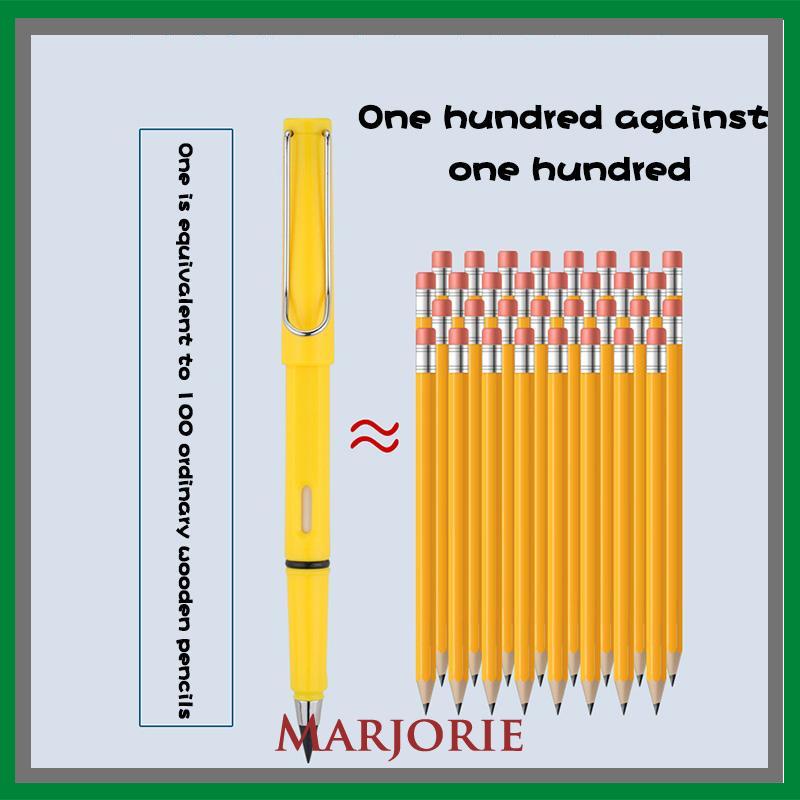 Pensil Pencil tanpa batas Painting Brush Everlasting HB Eternal Pencil - Biru Tidak perlu memotong dan menulis terus-menerus-MJD