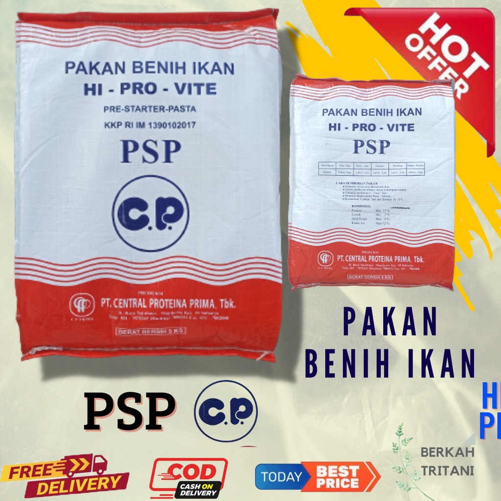 PSP 1kg Pakan Larva Bibit Ikan Pakan Alternatif Burayak Pakan Sidat