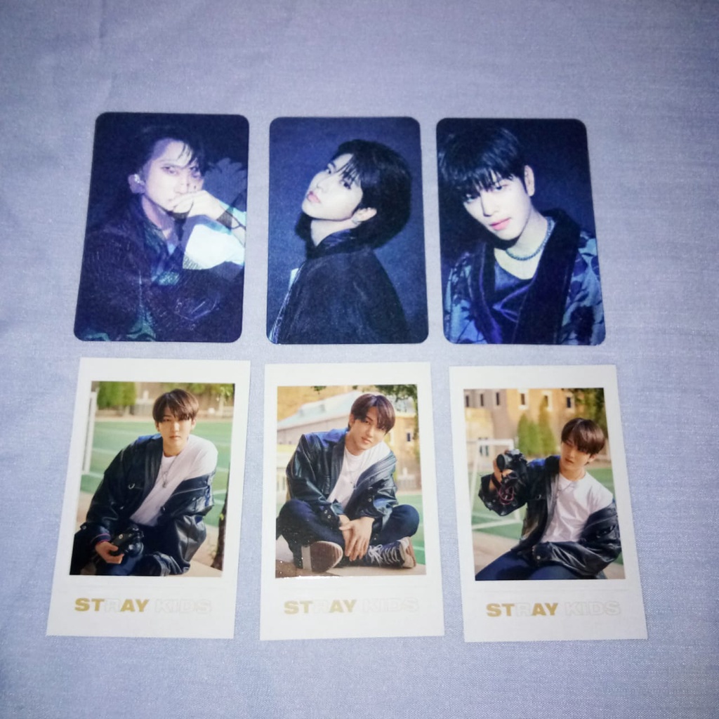 stray kids beyond live unlock go life in life polaroid set lenticular changbin han seungmin