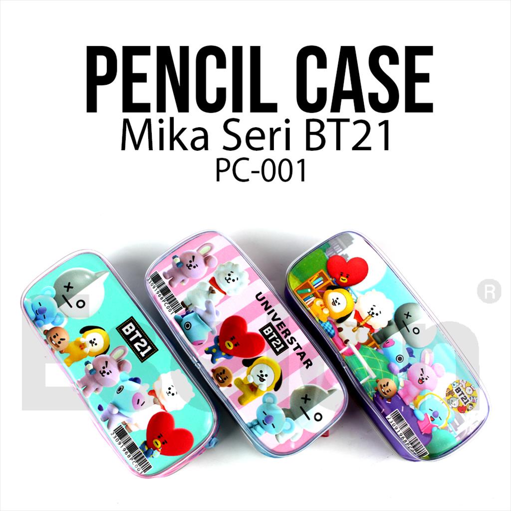 

Kotak Pensil Mika BT21 001 / Tempat Pensil Fancy