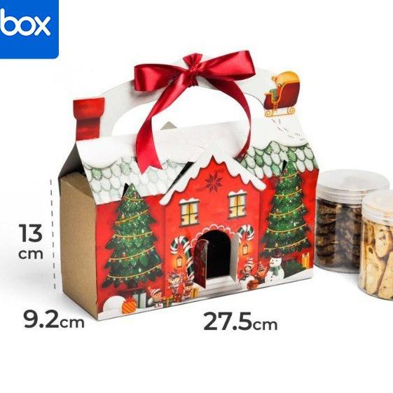 

Ready stock] Box Toples Natal Dus Packaging Toples Jar Tabung Dus Kuker Christmas