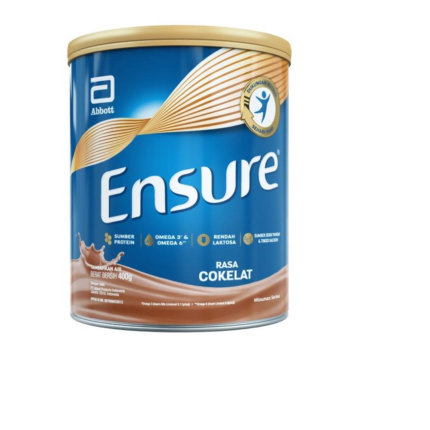 

Diskon✔️Ensure Coklat 400 g Susu Nutrisi Dewasa Rendah Laktosa - Adult Nutrition Powder|SQ3