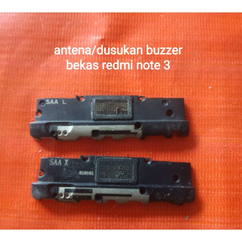 antena dudukan buzzer bekas redmi note 3