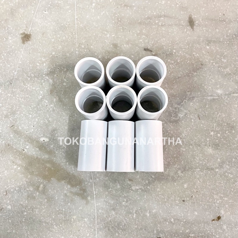 Jual Sock Conduit Mm Sok Pipa Listrik Pvc Sambungan Pipa Listrik