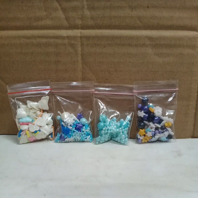 

Sprinkles / Gula Dekorasi Kue Hiasan Edible Topping Biru 5 gram