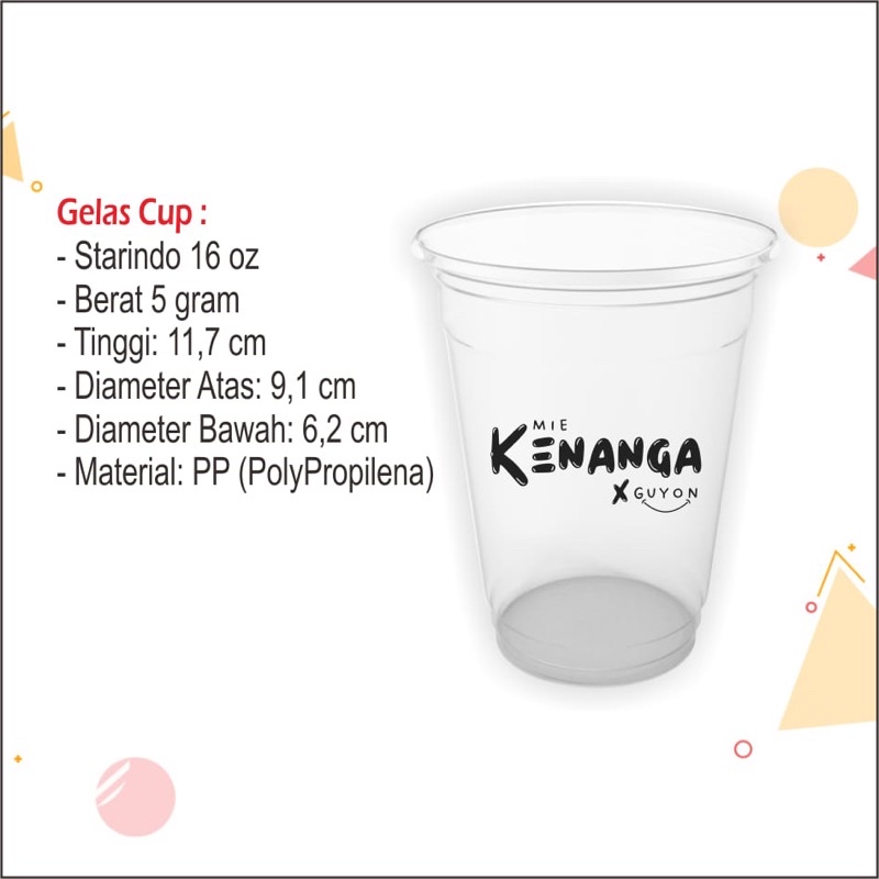 Sablon Cup 16oz 5gram Merk Starindo