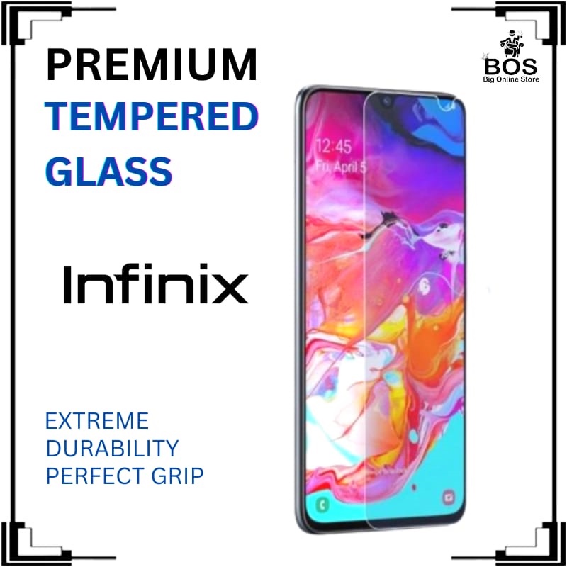 BOS - INFINIX HOT 10/HOT 9 PLAY   | ANTI GORES KACA / TEMPERED GLASS BENING / TG HP