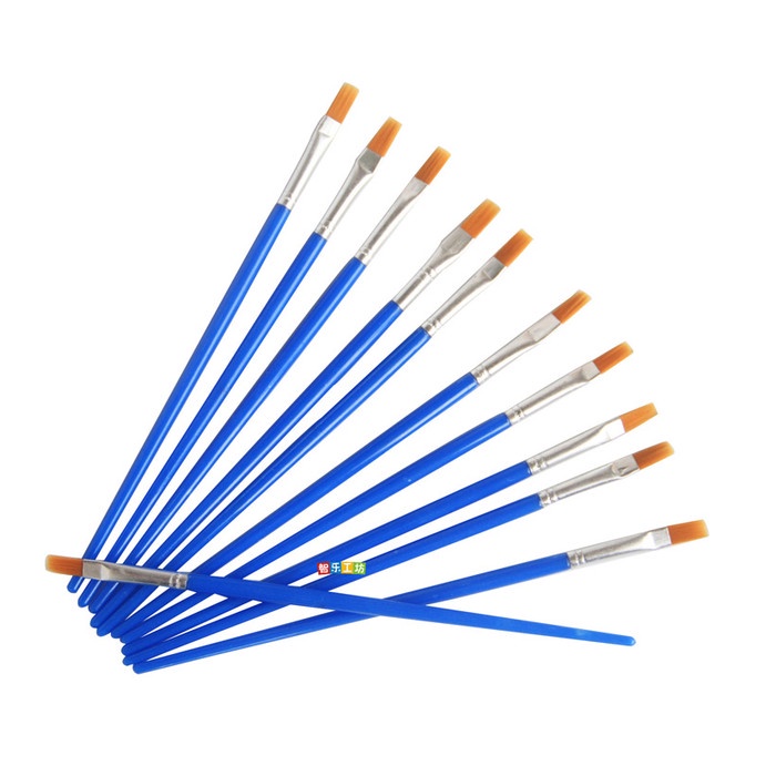 

Terbatas Kuas Biru Kuning 030130 Kuas Lukis Fondant Brush Icing Painting Brush Limited