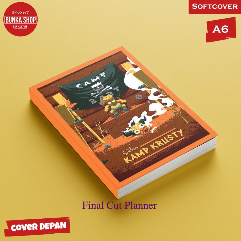 

Pocket Note Anime Cute Hype The Simpsons f Softcover A6 Buku tulis catatan Notes Planner Jurnal