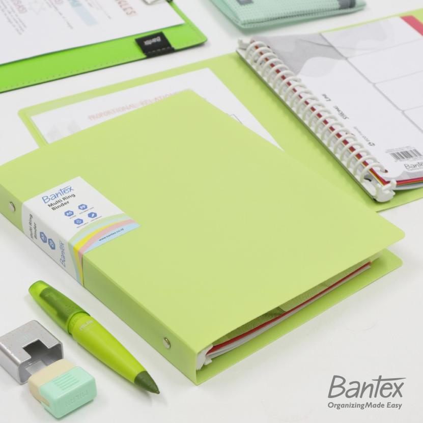 

Baru Puas Map Binder Bantex A5 B5 Trendy Multi Ring Binder 20 & 26 Hole - Binder Note A5 20 Ring dan B5 26 Ring Plus Bonus Divider Loose Leaf