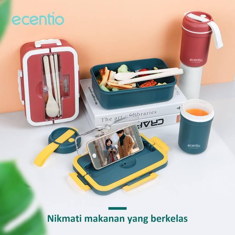 Ecentio Lunch Box Set With Handle LBHE-7501