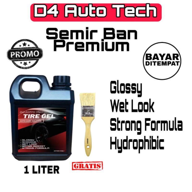 Semir Ban Mobil Tahan Lama Penghitam Ban Motor Pengkilap Ban Mobil Tire Dressing Semir Silicon