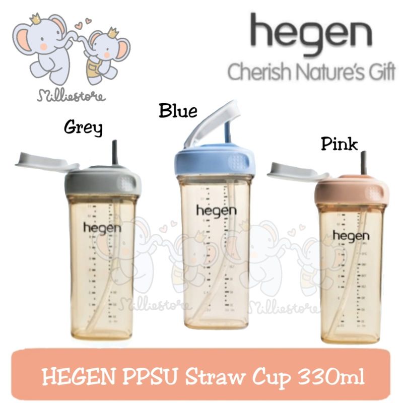 HEGEN PCTO 330ml/11oz Straw Cup Bottle PPSU | Botol Minum Anak