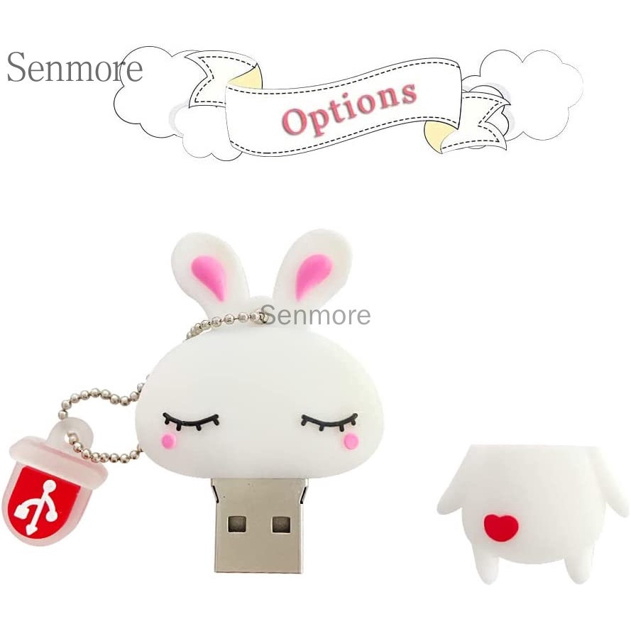 Flashdisk Usb 1TB 2TB 128GB 8GB 16GB 32GB 64GB Bentuk Kelinci Kartun