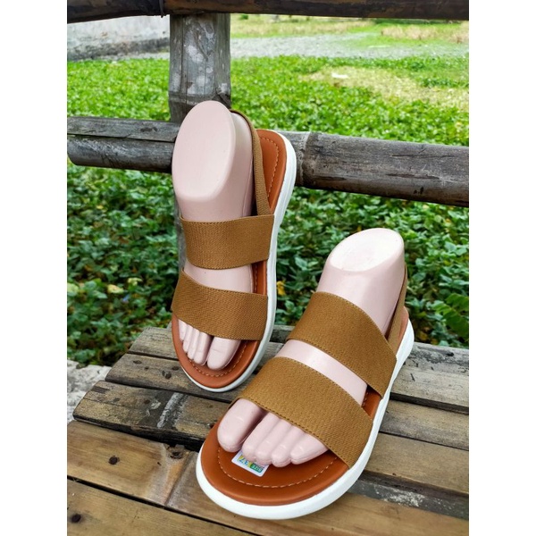 Sandal Let Wanita Bahan Elastis Model Trendy (Ziva)