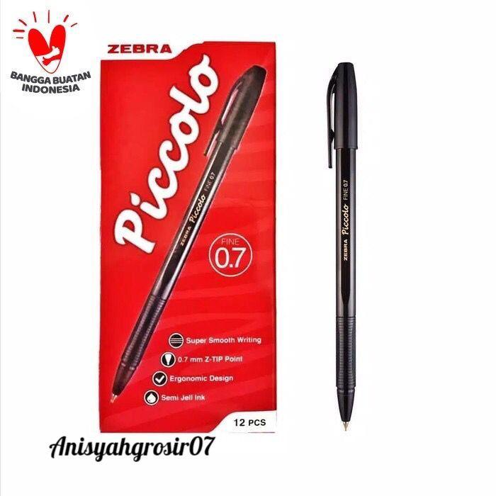 

(SATUAN) Ballpoin/Pulpen/Bulpen Piccolo 0.7 Hitam