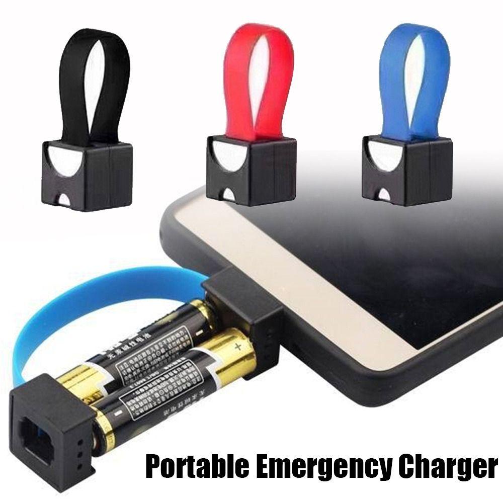 POPULAR Charger Telepon Darurat Portable Travel Outdoor Micro Connector