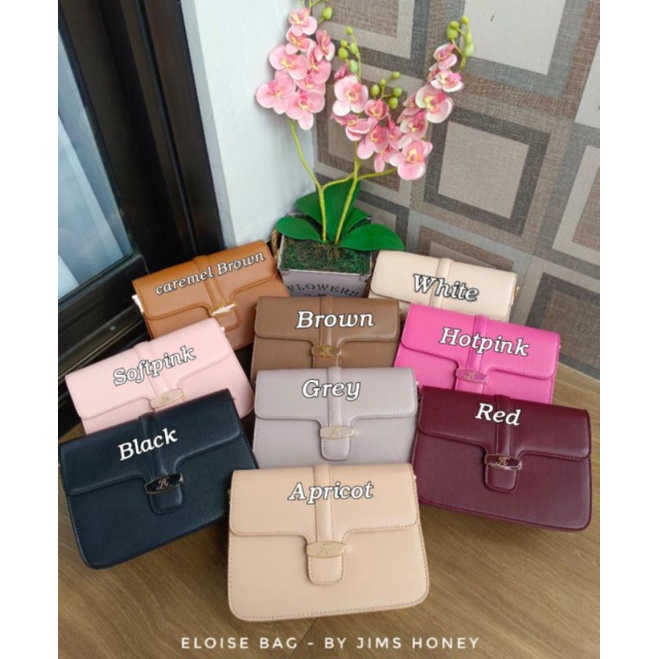 ELOISE ❤️ GRATIS BOX ❤️ BAG JIMSHONEY ORIGINAL TAS SLEMPANG IMPORT