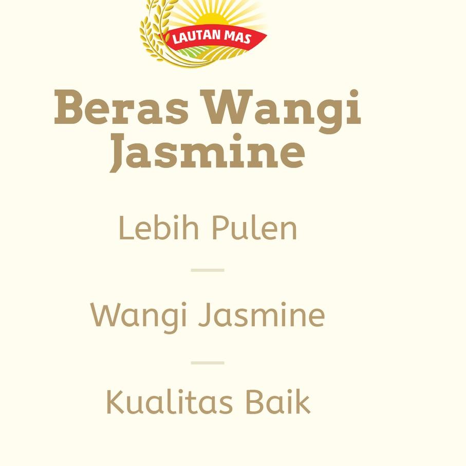 Miliki Lautan Mas Beras Wangi Jasmine 5KG ✓