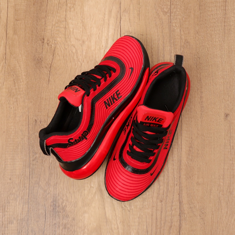 Sepatu Nike Air Running Pria / Sepatu Nike Olahraga Lari Jogging Senam Premium Import Merah