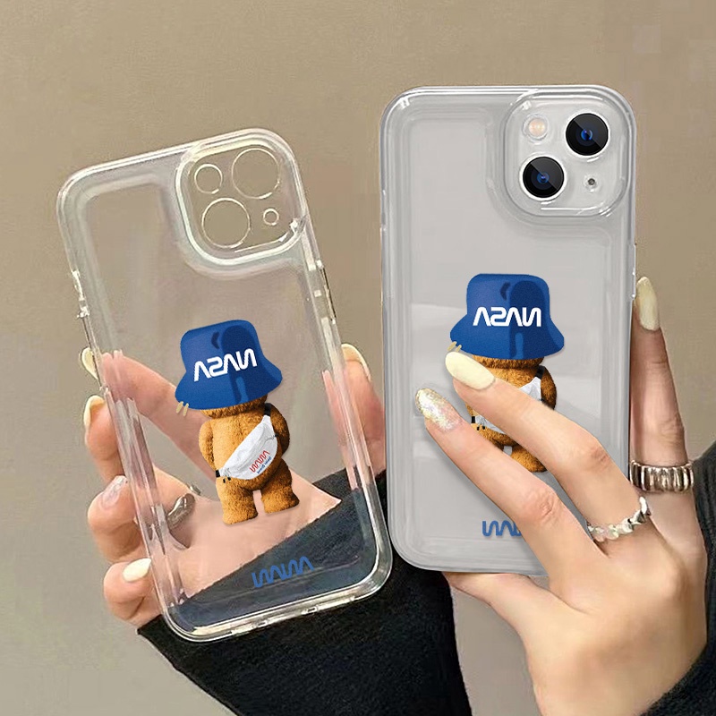 Case Bahan Akrilik TPU Transparan Tahan Banting Untuk iPhone 14 13 12 11 Pro Max XS Max XR X 14 8 7 Plus SE 2020 2022