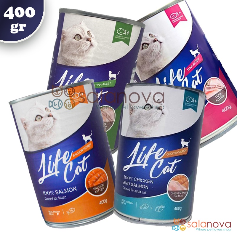 Life Cat 400gr Kaleng Makanan Kucing Basah