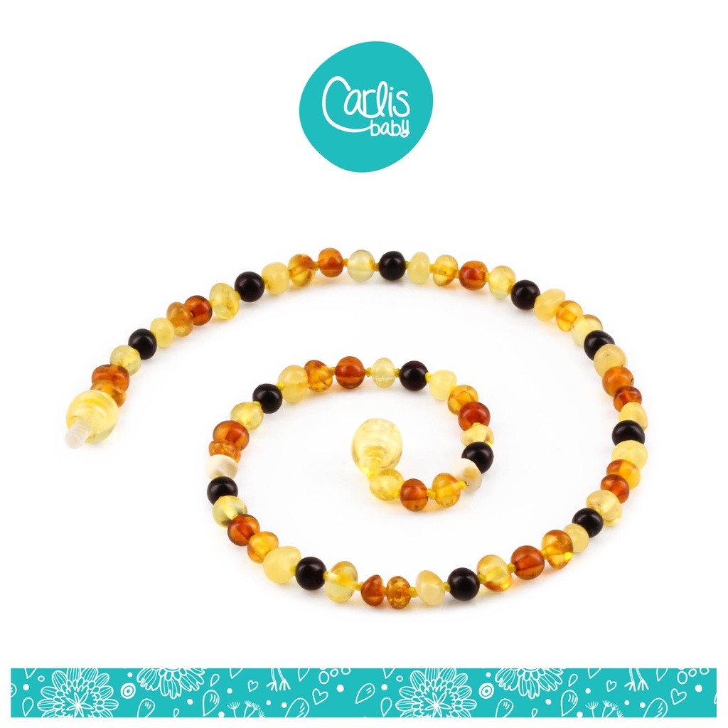 XB43M1 Kalung dan Gelang Amber Tumbuh Gigi Bayi By Carlis Baby