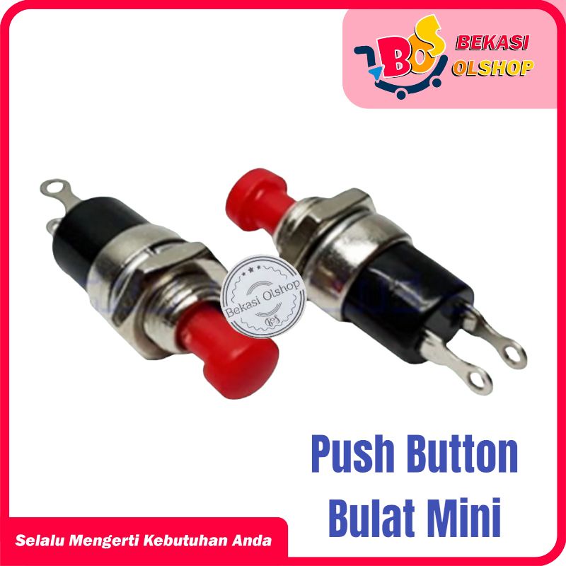 PUSH ON MINI / SAKLAR PUSH ON KECIL / SAKLAR KECIL