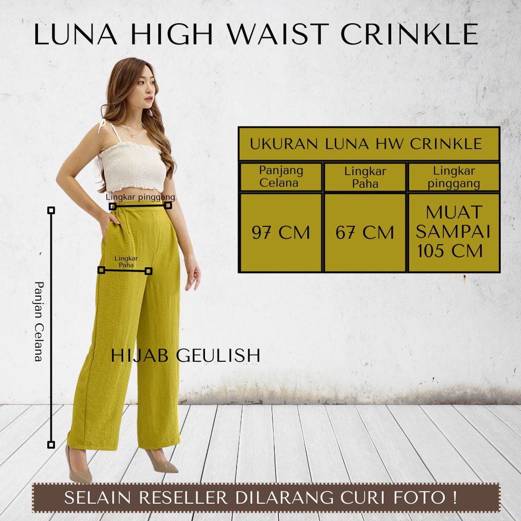 Luna Haigh Waist Rayon Crinkle