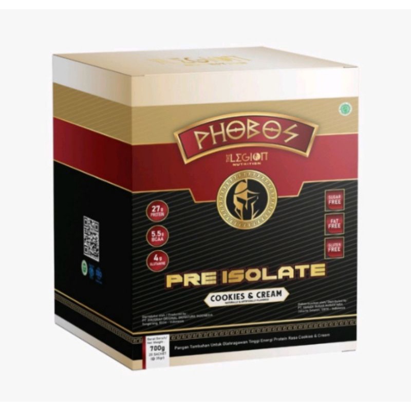 Legion Phobos Pre Isolate Whey Protein Isolate The Legion Nutrition