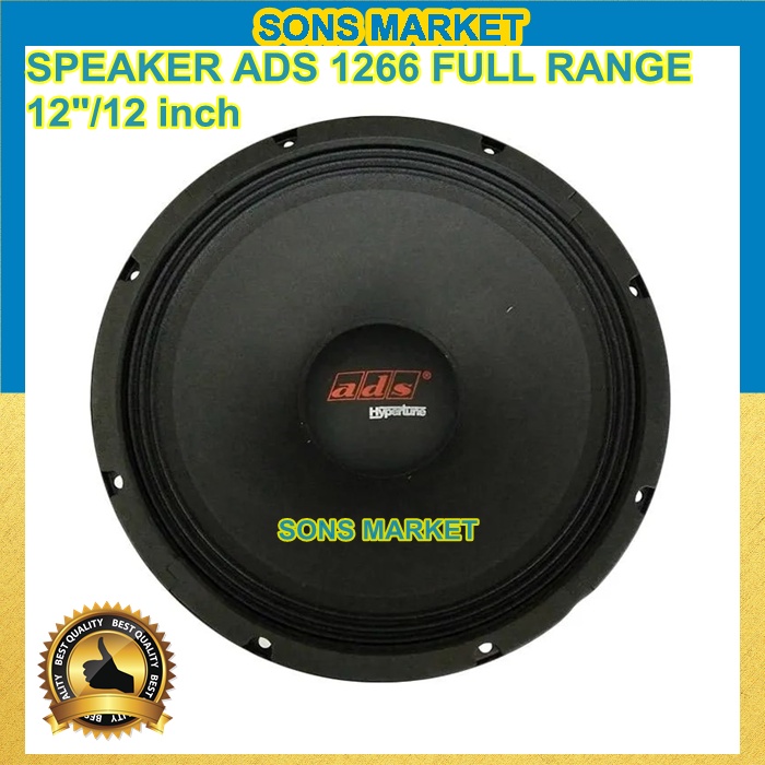 SPEAKER ADS 1266 12inch 12 inch FULL RANGE MID LOW PRO 12" ADS 1266