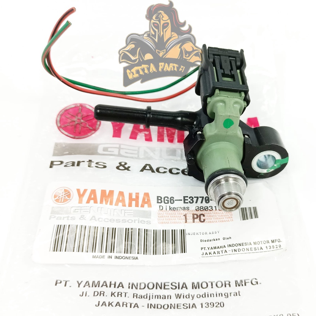 INJEKTOR RACING YAMAHA 12 HOLE KUALITAS ASLI ORIGINAL YAMAHA YGP PRESISI SEMPROTAN JADI LANCAR TARIKAN JADI LEBIH ENTENG DAN DIJAMIN AWET VIXION NEW TRAIL WR 155 MX NEW NMAX AEROX MIO M3 SOUL GT 125 FINO 125