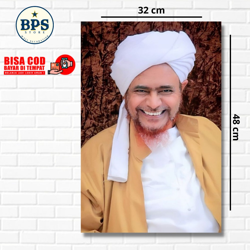 POSTER HABIB UMAR - FOTO HABIB UMAR - POSTER HABIB ULAMA - WALLDECOOR - HIASAN DINDING - HIASAN KAMA