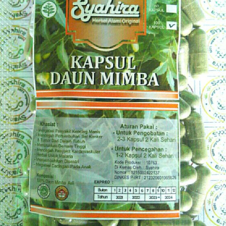 

Berkualitas--kapsul daun mimba isi 100 kapsul