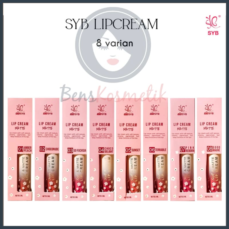 NEW BPOM SYB LIP CREAM MATTE 8 VARIAN