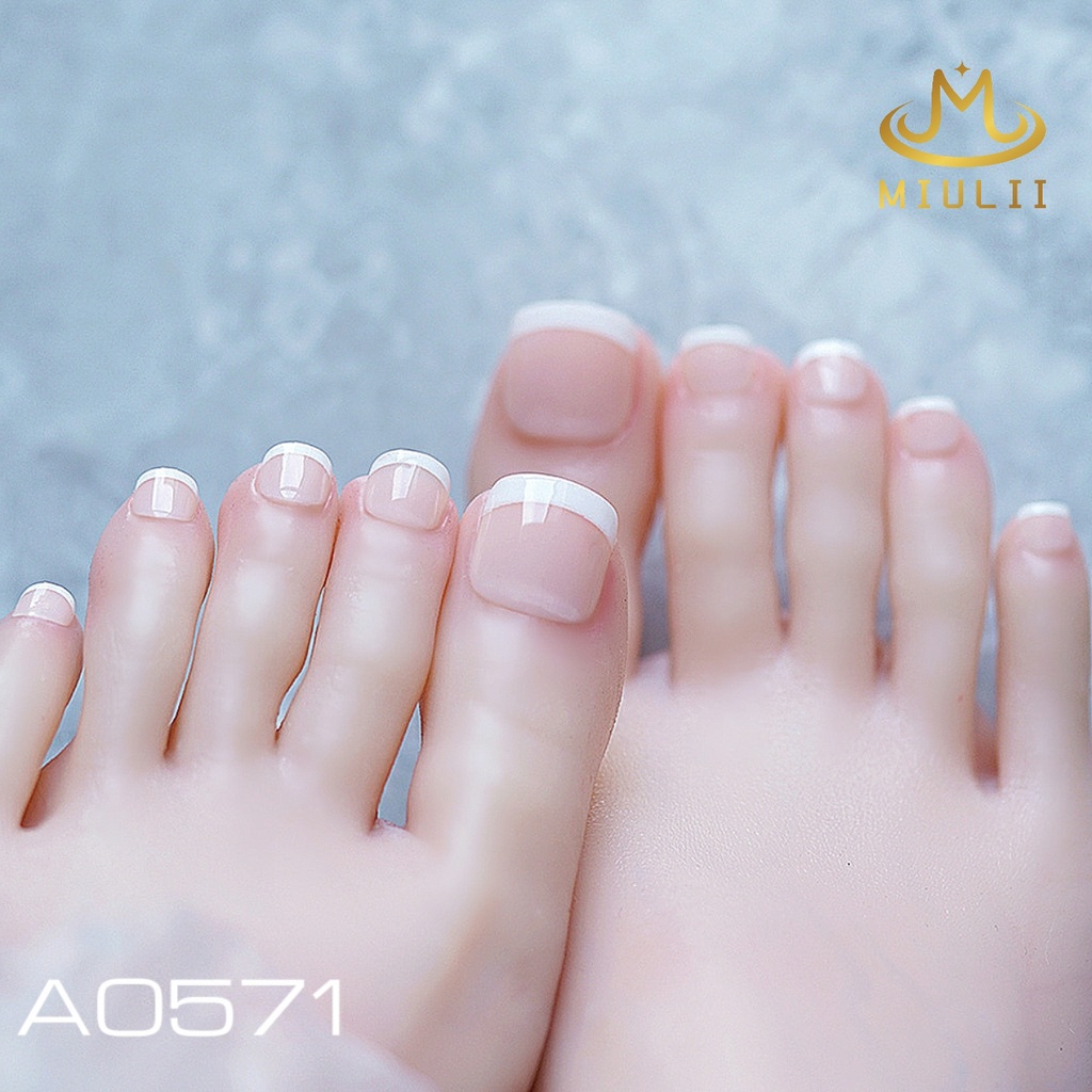 MIULII / KUKU PALSU   A0571  / 24PCS / 3D / NAIL ART / PREMIUM / CUTE / FREE LEM JELLY / KUTEK