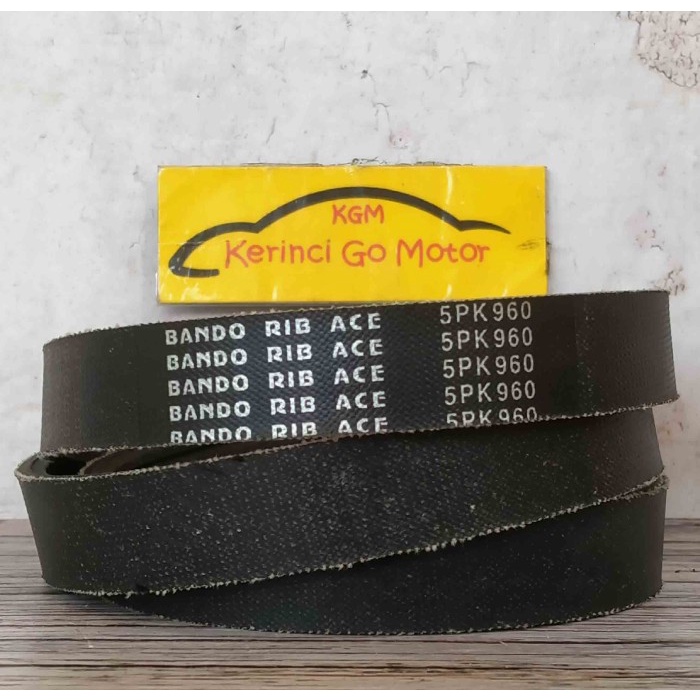 BANDO VAN BELT 5PK 960 RIB BELT TALI KIPAS 5PK-960 FAN BELT ALUR