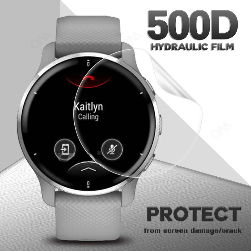 Film Pelindung Layar Smartwatch Garmin Venu SQ2 Music 2 2S Bahan TPU