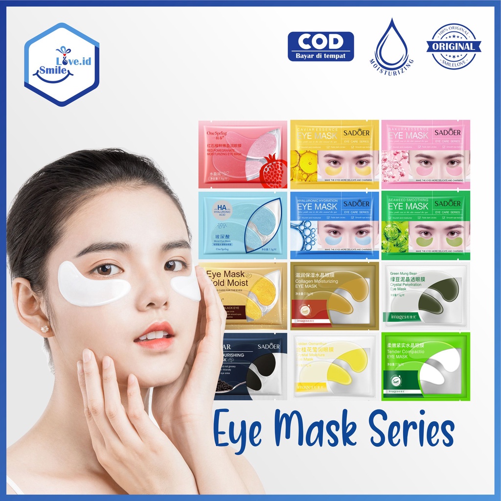 Bisa COD MID YEAR SALE IMAGES Masker Mata Collagen Eye Mask Eye Patch Crystal Anti Kerut Anti Mata Panda Eyemask Promo