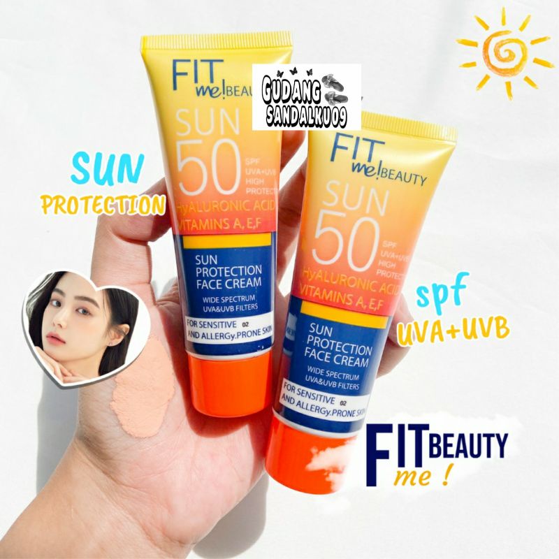 PROTECT All Day Light Sunscreen Cream SPF50 PA++++ Sunscreen Sunsensitive Anti UV Wajah/Body Cream