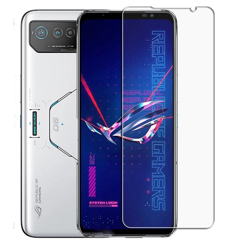 Pelindung Layar Tempered Glass Asus ROG Phone 6 / ROG Phone 6 Pro Paket 2 in 1
