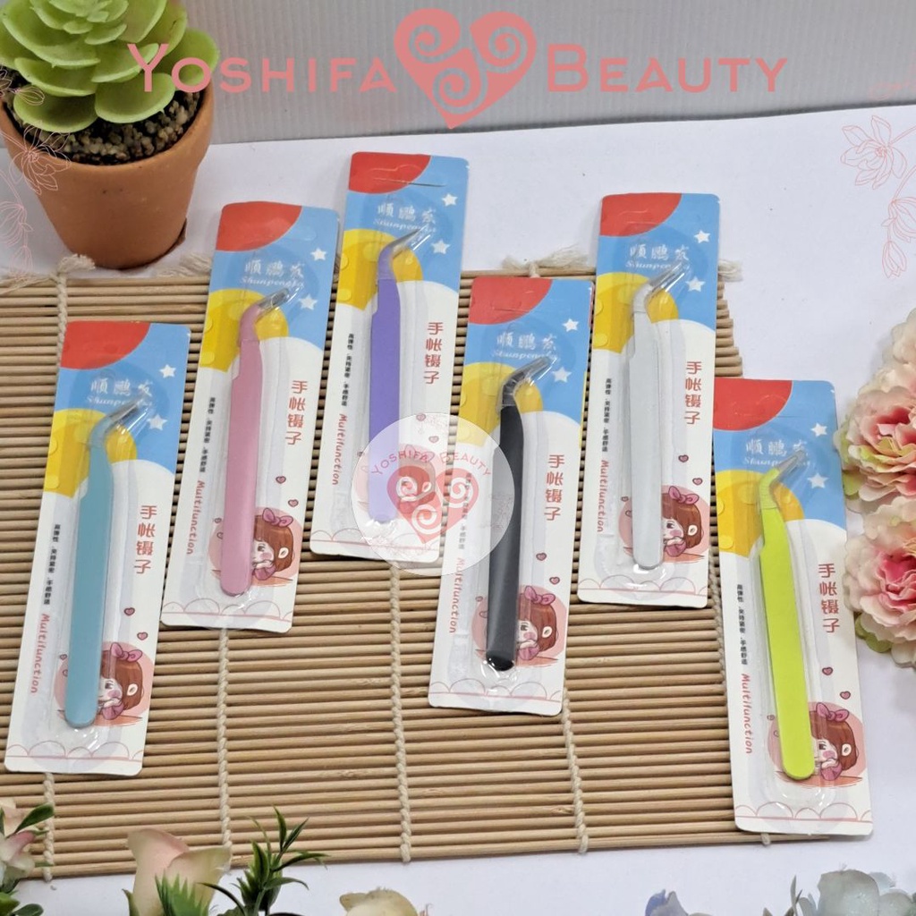 Candy Color Precision Tweezers | Macaron Tweezers | Penjepit Stiker Sticker Scrapbook Peralatan Journal Journaling Pinset Tweezer