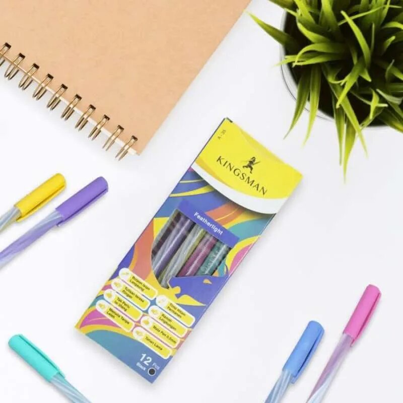 

PULPEN ULIR/PULPEN KINGSMAN RAINBOW 1BOX ISI 12 PCS
