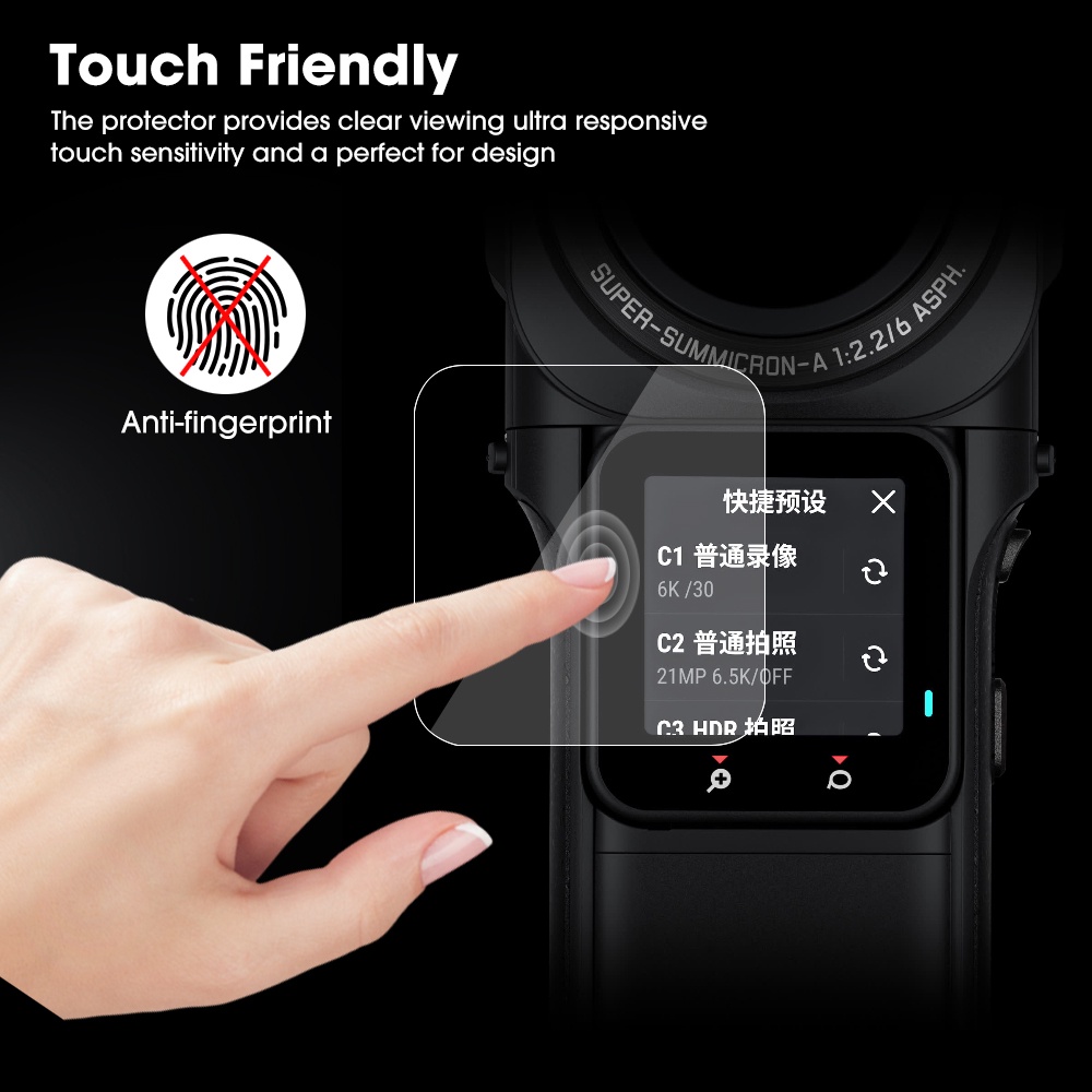 Pelindung Layar Tempered Glass HD Bening Anti Gores Untuk Insta 360 ONE RS