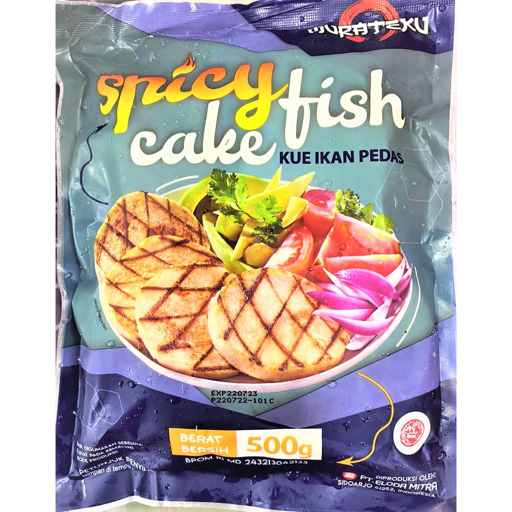 

Bernardi Murateku Spicy Fish Cake (Kue Ikan Pedas) 500gr